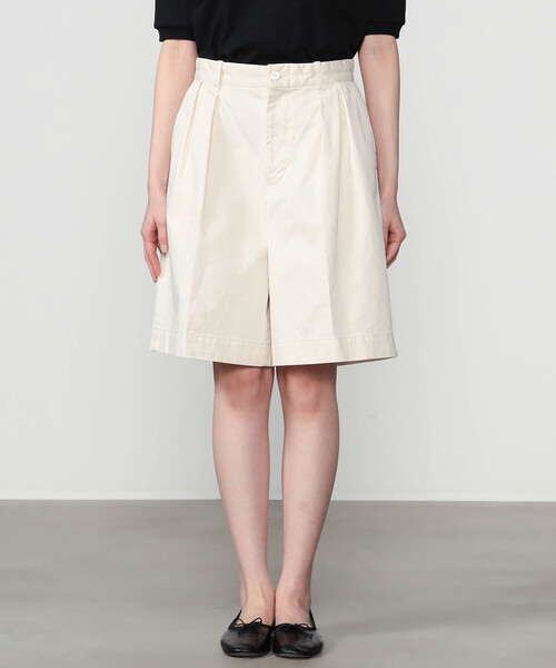 SCYE BASICS（サイベーシックス）の「SCYE BASICS | サンホアキンチノ タックショーツ WOMEN（その他パンツ・レディース・Nat・36）」の10枚目の写真