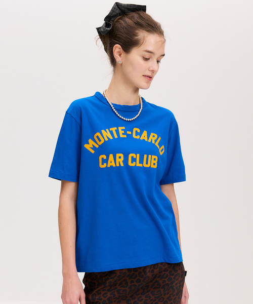 IENA(イエナ)の「BLACK フロッキーロゴプリントTシャツ(Tシャツ/カットソー・レディース・イエロー/ブルー・FREE)」の15枚目の写真