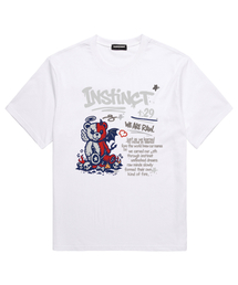 INSTINCT 半袖Tシャツ (VS0225) ホワイト
