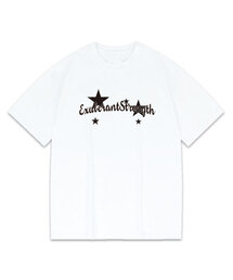 スターレタリングオーバーサイズ半袖Tシャツ