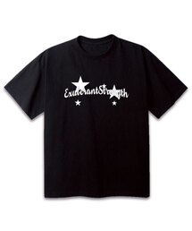 スターレタリングオーバーサイズ半袖Tシャツ