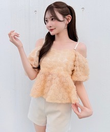 NOMAE（ノーマエ）の「3wayローズペプラムチュニック（シャツ/ブラウス）」