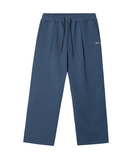 YALE(イェール)の「スモールアーチワンタックスウェットパンツ_ダスティブルー(スウェットパンツ・レディース・その他・SMALL/MEDIUM/LARGE/X-LARGE)」の1枚目の写真