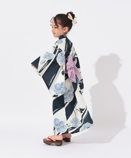 GLOBAL WORK（グローバルワーク）の「3SETワンピースYUKATA/T/664301（浴衣・キッズ・ブラック/クリアレッド/ホワイト・100cm/110cm/120cm）」の7枚目の写真