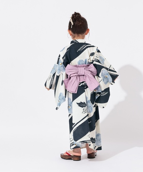 GLOBAL WORK（グローバルワーク）の「3SETワンピースYUKATA/T/664301（浴衣・キッズ・ブラック/クリアレッド/ホワイト・100cm/110cm/120cm）」の6枚目の写真