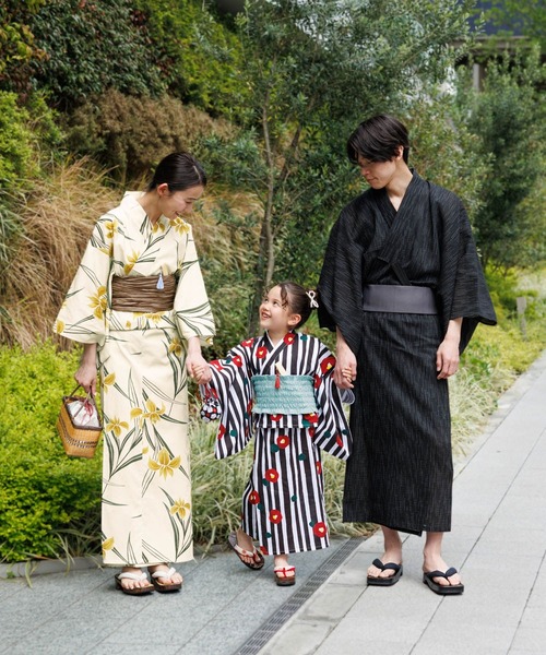 GLOBAL WORK（グローバルワーク）の「3SETワンピースYUKATA/T/664301（浴衣・キッズ・ブラック/クリアレッド/ホワイト・100cm/110cm/120cm）」の22枚目の写真