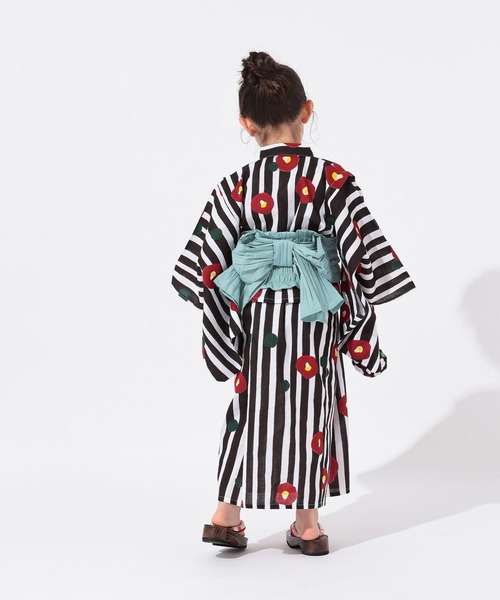 GLOBAL WORK（グローバルワーク）の「3SETワンピースYUKATA/T/664301（浴衣・キッズ・ブラック/クリアレッド/ホワイト・100cm/110cm/120cm）」の19枚目の写真