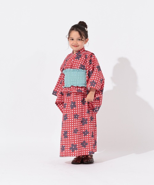 GLOBAL WORK（グローバルワーク）の「3SETワンピースYUKATA/T/664301（浴衣・キッズ・ブラック/クリアレッド/ホワイト・100cm/110cm/120cm）」の11枚目の写真
