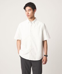 【WEB限定】JUST fit オックスフォード ボタンダウン 半袖 シャツ