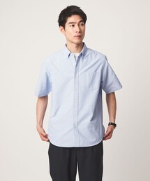 【WEB限定】JUST fit オックスフォード ボタンダウン 半袖 シャツ