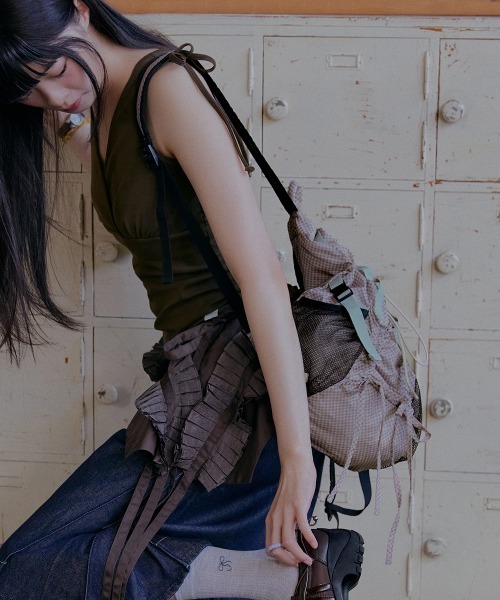ROCKFISH WEATHERWEAR(ロックフィッシュウェザーウェア)の「LIGHT WEIGHT BACKPACK(バックパック/リュック・レディース・ブラック/オリーブ/ブルー/ピンク/イエロー・FREE)」の14枚目の写真