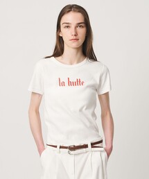 ATTISESSION＞コットン カップスリーブ Tシャツ（Tシャツ/カットソー