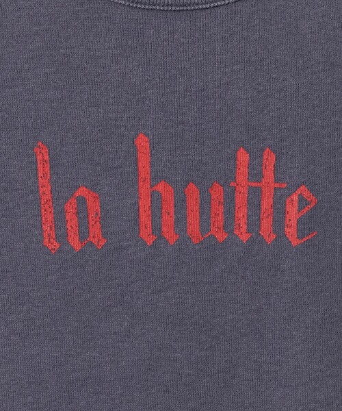 ATTISESSION(アティセッション)の「【別注】<LA HUTTE>LOGO ショートスリーブ Tシャツ(Tシャツ/カットソー・レディース・ネイビー/ホワイト・FREE)」の12枚目の写真
