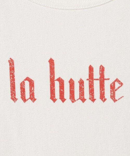 ATTISESSION(アティセッション)の「【別注】<LA HUTTE>LOGO ショートスリーブ Tシャツ(Tシャツ/カットソー・レディース・ネイビー/ホワイト・FREE)」の16枚目の写真