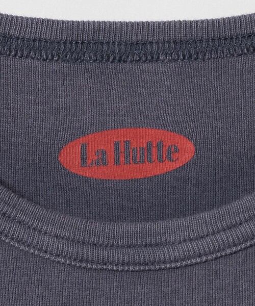 ATTISESSION(アティセッション)の「【別注】<LA HUTTE>LOGO ショートスリーブ Tシャツ(Tシャツ/カットソー・レディース・ネイビー/ホワイト・FREE)」の18枚目の写真