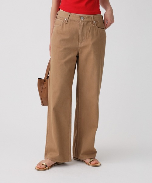 upperhights（アッパーハイツ）の「【upper hights】THE LAZY NIE（デニムパンツ・レディース・キャメル/チャコール・23/24/25）」の2枚目の写真