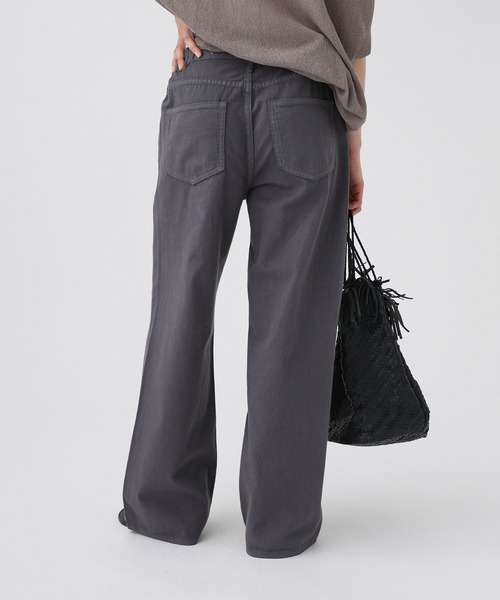 upperhights（アッパーハイツ）の「【upper hights】THE LAZY NIE（デニムパンツ・レディース・キャメル/チャコール・23/24/25）」の6枚目の写真