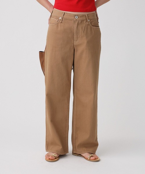 upperhights（アッパーハイツ）の「【upper hights】THE LAZY NIE（デニムパンツ・レディース・キャメル/チャコール・23/24/25）」の11枚目の写真