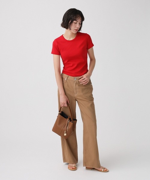 upperhights（アッパーハイツ）の「【upper hights】THE LAZY NIE（デニムパンツ・レディース・キャメル/チャコール・23/24/25）」の14枚目の写真