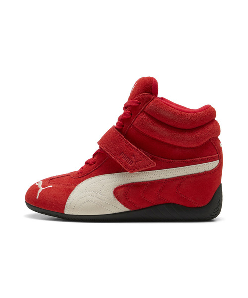 PUMA(プーマ)の「PUMA プーマ ウィメンズ スピードキャット ウェッジ OG スニーカー(スニーカー・レディース・ブラック×ホワイト/レッド・22.0cm/22.5cm/23.0cm/23.5cm/24.0cm/24.5cm/25.0cm/25.5cm)」の4枚目の写真