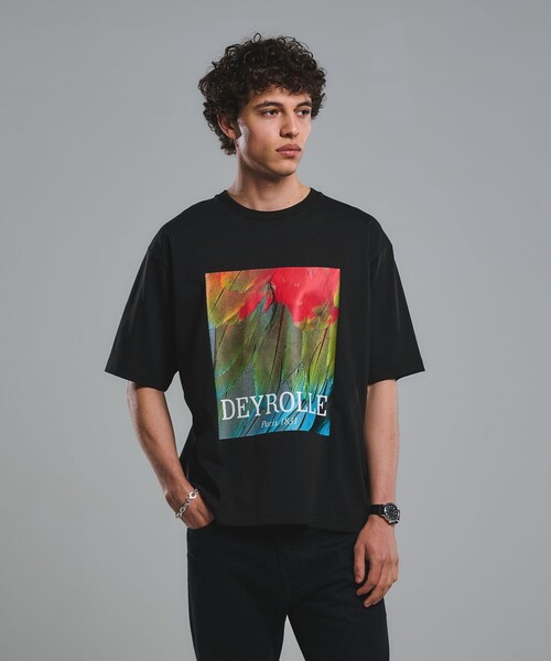 DEYROLLE GLR プリント クルーネック 半袖 Tシャツ（Tシャツ