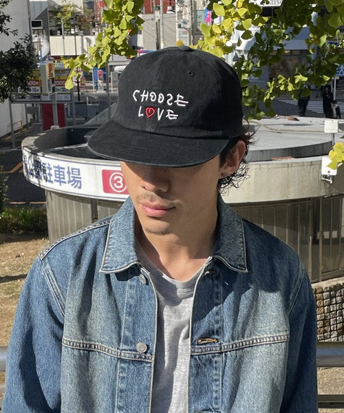 BLUELUE(ブルール)の「「BLUELUE / ブルールー」CHOOSE LOVE CAP(キャップ・メンズ・ブラック・FREE)」の11枚目の写真