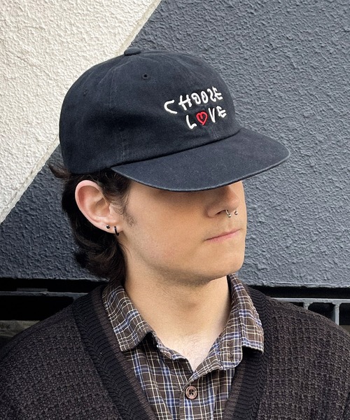 BLUELUE(ブルール)の「「BLUELUE / ブルールー」CHOOSE LOVE CAP(キャップ・メンズ・ブラック・FREE)」の12枚目の写真