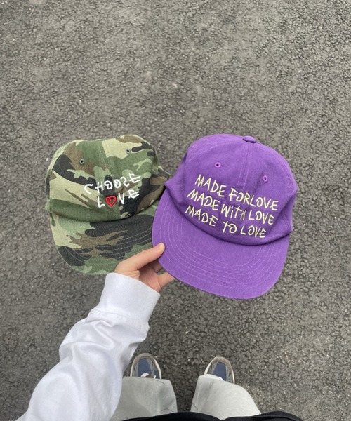 BLUELUE(ブルール)の「「BLUELUE / ブルールー」CHOOSE LOVE CAP(キャップ・メンズ・ブラック・FREE)」の20枚目の写真
