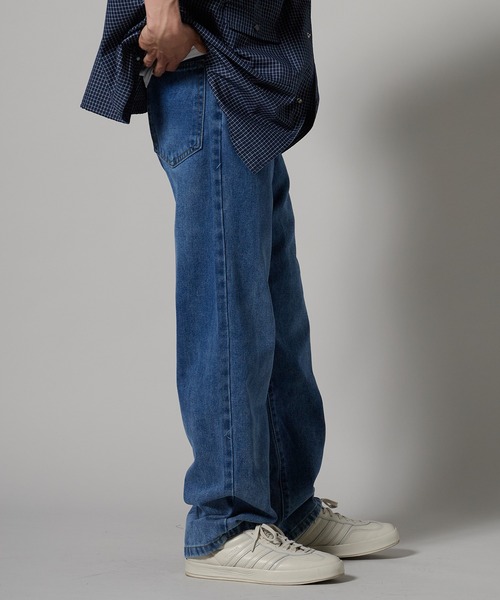 OK YESTERDAY(オッケーイエスタデイ)の「OK YESTERDAY / オーケー イエスタデイ テーパードデニムパンツ 秋 秋服 2026年秋冬(デニムパンツ・メンズ・ブラック/ライトブルー/ブルー・M/L)」の7枚目の写真