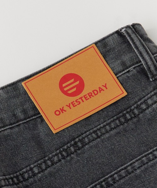 OK YESTERDAY(オッケーイエスタデイ)の「OK YESTERDAY / オーケー イエスタデイ テーパードデニムパンツ 秋 秋服 2026年秋冬(デニムパンツ・メンズ・ブラック/ライトブルー/ブルー・M/L)」の15枚目の写真