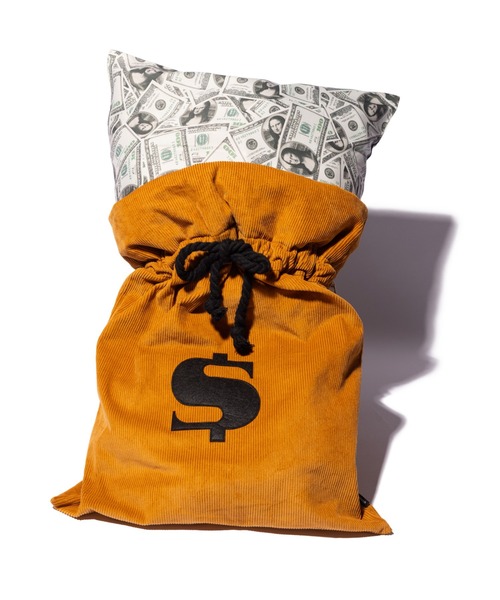 glamb（グラム）の「Banknote Cushion Bag / バンクノートクッションバッグ（ハンドバッグ・メンズ・マスタード/ブラック・FREE）」の10枚目の写真