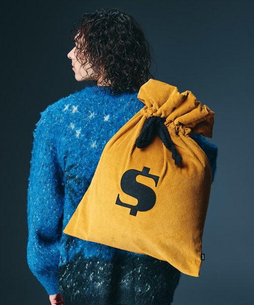 glamb（グラム）の「Banknote Cushion Bag / バンクノートクッションバッグ（ハンドバッグ・メンズ・マスタード/ブラック・FREE）」の6枚目の写真