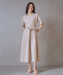 Andemiu | スキッパーシャツワンピース685204(ワンピース)