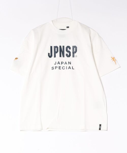 TAION(タイオン)の「【TAION】 JPNSP ノンダウン ジャパンスペシャル アーム福刺繍 Tシャツ(Tシャツ/カットソー・メンズ・ブラック/ホワイト系1・3/2)」の2枚目の写真