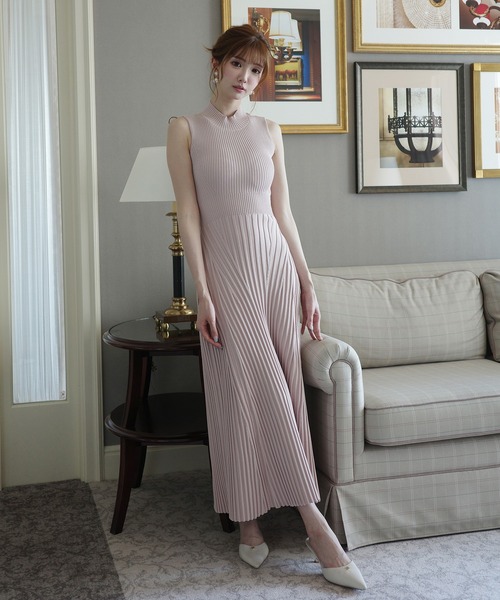 EIMY ISTOIRE(エイミーイストワール)の「BACK RIBBON KNIT DRESS(ワンピース・レディース・ホワイト/ブラック/ライトピンク・38/36/34)」の16枚目の写真