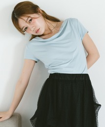 フィットドレープカットソー