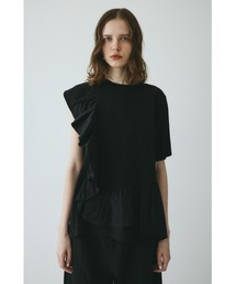 Trapezoid switching dress トラベゾイド スウィッチング ドレス
