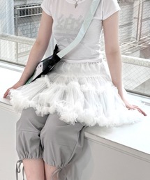 【Nerd out XU】volume frill skirt / 【ナードアウトエックスユー】ボリュームフリルスカート<着用動画あり>