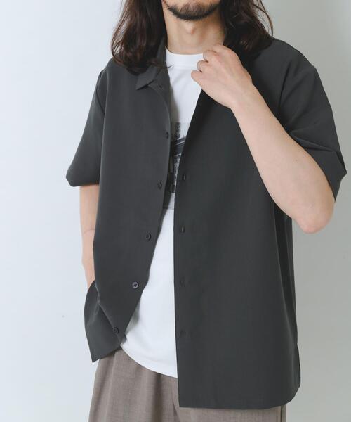 ITEMS URBANRESEARCH(アイテムズ アーバンリサーチ)の「冷感+速乾 TRストレッチ 半袖シャツ(シャツ/ブラウス・メンズ・チャコールグレー/ブルー/グリーン/ベージュ・LARGE/MEDIUM)」の20枚目の写真