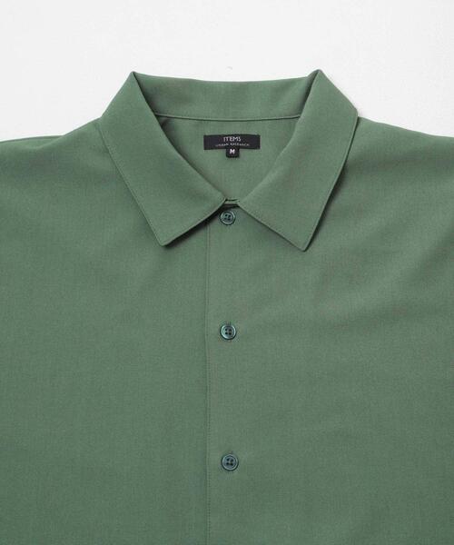 ITEMS URBANRESEARCH(アイテムズ アーバンリサーチ)の「冷感+速乾 TRストレッチ 半袖シャツ(シャツ/ブラウス・メンズ・チャコールグレー/ブルー/グリーン/ベージュ・LARGE/MEDIUM)」の10枚目の写真