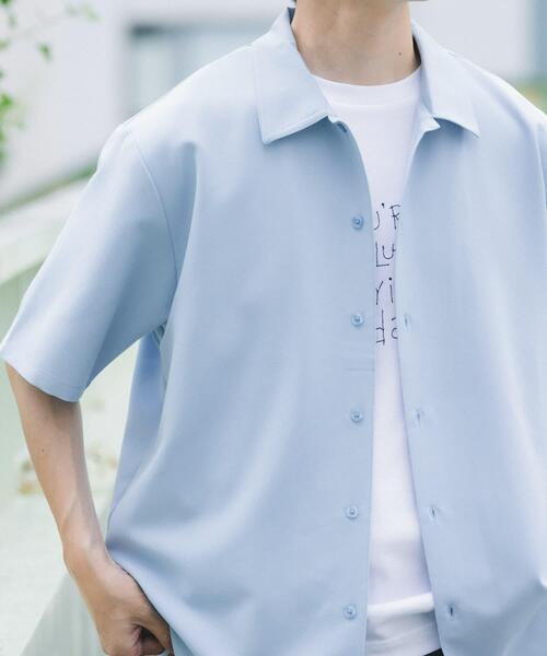 ITEMS URBANRESEARCH(アイテムズ アーバンリサーチ)の「冷感+速乾 TRストレッチ 半袖シャツ(シャツ/ブラウス・メンズ・チャコールグレー/ブルー/グリーン/ベージュ・LARGE/MEDIUM)」の11枚目の写真