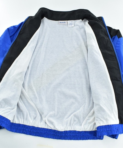 Reebok（リーボック）の「【USED】90’s Reebok ナイロン トラックジャケット（ナイロンジャケット・メンズ・ブルー・LARGE）」の3枚目の写真