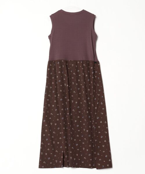 THOUSAND MILE（サウザンドマイル）の「[L's］COMBINATION ONE PIECE/異素材コンビネーションワンピース【撥水、４WAYストレッチ、UVカット機能】（ワンピース・レディース・ブラウン系その他/ブラック/ブラック系その他・FREE）」の11枚目の写真