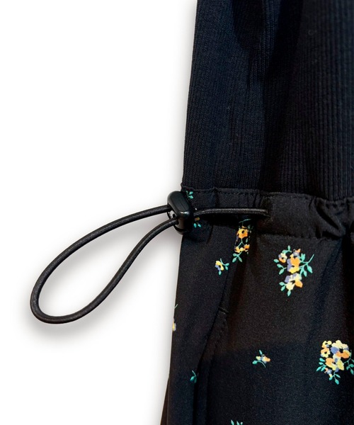 THOUSAND MILE（サウザンドマイル）の「[L's］COMBINATION ONE PIECE/異素材コンビネーションワンピース【撥水、４WAYストレッチ、UVカット機能】（ワンピース・レディース・ブラウン系その他/ブラック/ブラック系その他・FREE）」の10枚目の写真