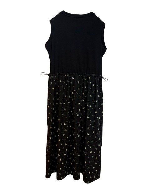 THOUSAND MILE（サウザンドマイル）の「[L's］COMBINATION ONE PIECE/異素材コンビネーションワンピース【撥水、４WAYストレッチ、UVカット機能】（ワンピース・レディース・ブラウン系その他/ブラック/ブラック系その他・FREE）」の4枚目の写真
