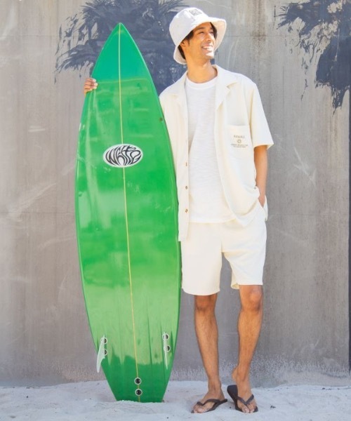 Kahiko(カヒコ)の「【Kahiko】SURF&Palms ヒオラニバケットハット(ハット・メンズ・ブルー/ホワイト/カーキ/ブラック・FREE)」の6枚目の写真