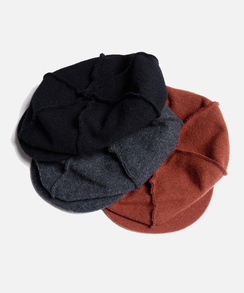 VIRGOwearworks(ヴァルゴウェアワークス)の「SEAM CASQUETTE TYPE-V(ハンチング/ベレー帽・メンズ・オレンジ系その他/ブラック/チャコールグレー・FREE)」の5枚目の写真