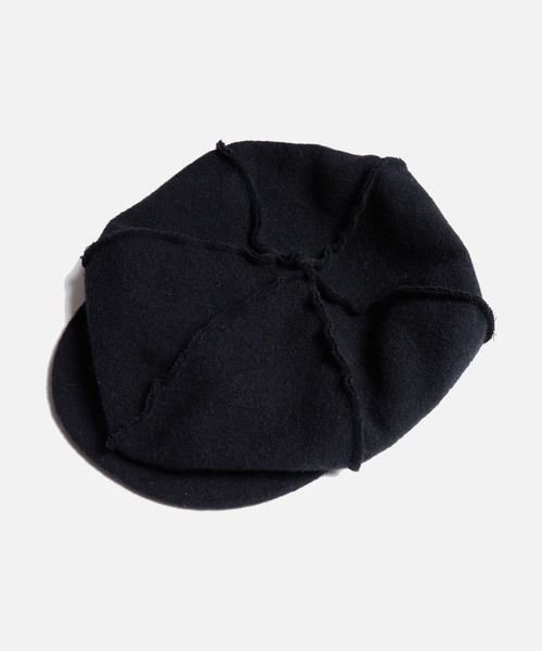 VIRGOwearworks(ヴァルゴウェアワークス)の「SEAM CASQUETTE TYPE-V(ハンチング/ベレー帽・メンズ・オレンジ系その他/ブラック/チャコールグレー・FREE)」の6枚目の写真