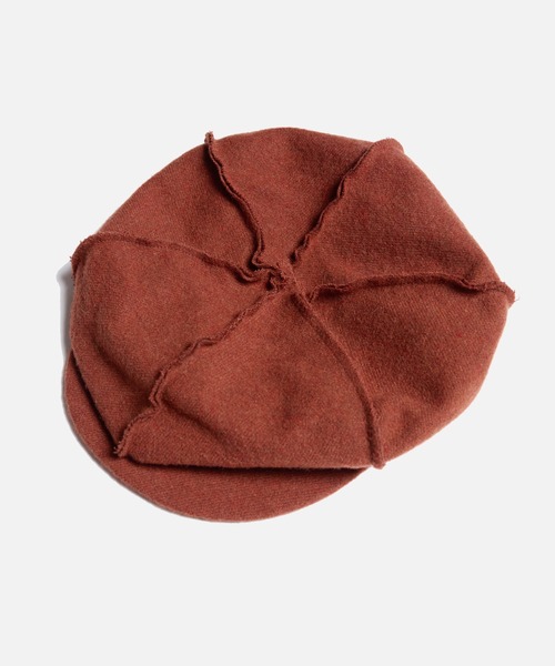 VIRGOwearworks(ヴァルゴウェアワークス)の「SEAM CASQUETTE TYPE-V(ハンチング/ベレー帽・メンズ・オレンジ系その他/ブラック/チャコールグレー・FREE)」の8枚目の写真