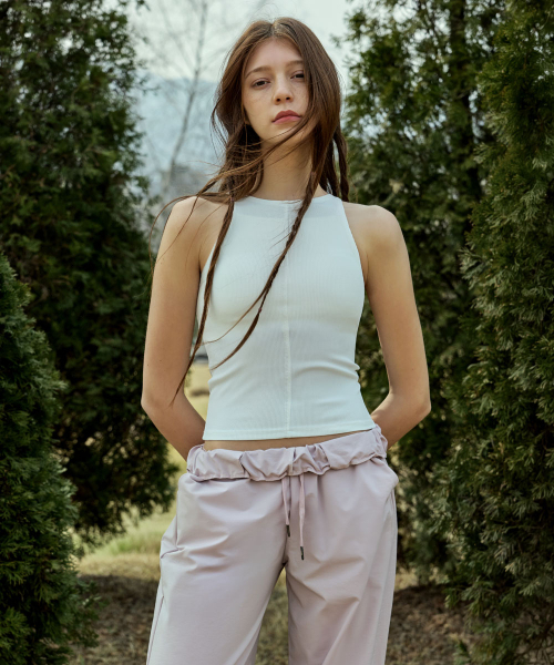 DEVIWEAR(デヴィウェア)の「ミニリップホルタースリーブレス DEVI-TS0058-ホワイト(Tシャツ/カットソー・レディース・ホワイト・SMALL/MEDIUM)」の10枚目の写真